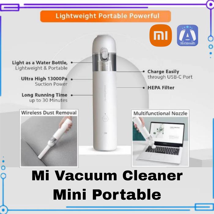 Gambar Xiaomi Mijia Mini Vacuum Cleaner 120W Penyedot Debu Handheld Wireless - EU Version dari Andalan Elektronik undefined Tokopedia