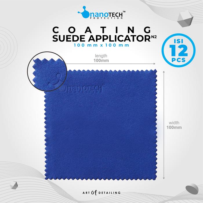 Gambar KAIN SUEDE APLIKATOR NANO CERAMIC COATING 12Pcs - SUEDE APPLICATOR PAD dari nanoTECH PROTECTION undefined Tokopedia