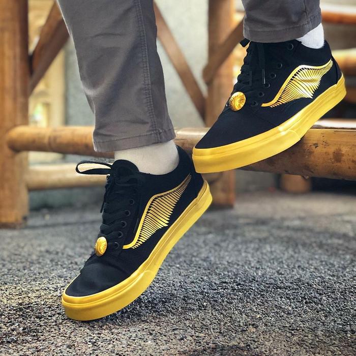 Vans X Harry Potter Old Skool Golden Stitch