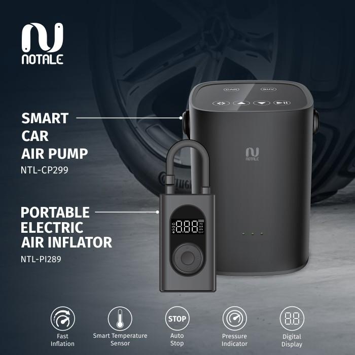 Gambar Notale Air Pump Inflator Electric Pompa Ban Mobil Sepeda Alt Xiaomi - CP299 dari Digital-Technology undefined Tokopedia