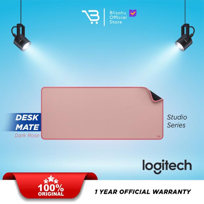 Gambar Logitech Desk Mat Studio Series Mouse Pad Mousepad Logitech - ROSE dari Blisatu.id undefined Tokopedia