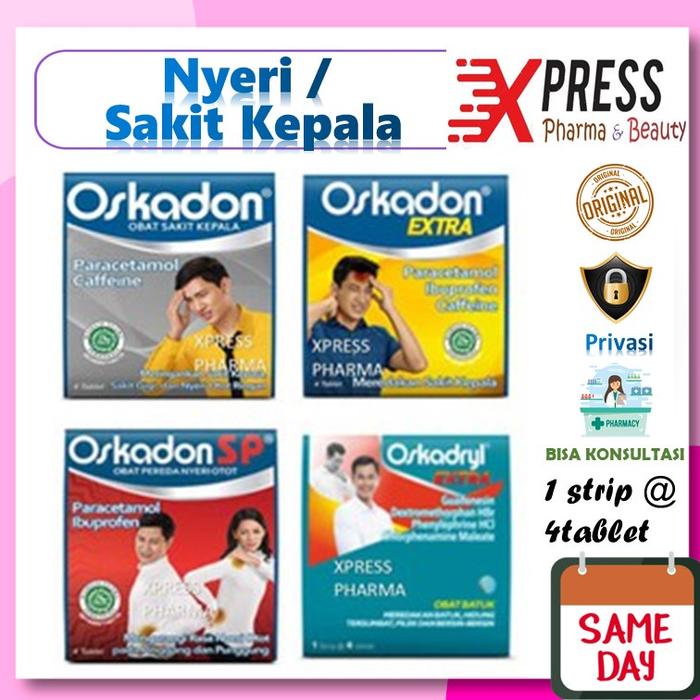 Gambar XPRESS Oskadon / Oskadon Extra / Oskadon SP - OSkadon SP dari Xpress Pharma undefined Tokopedia