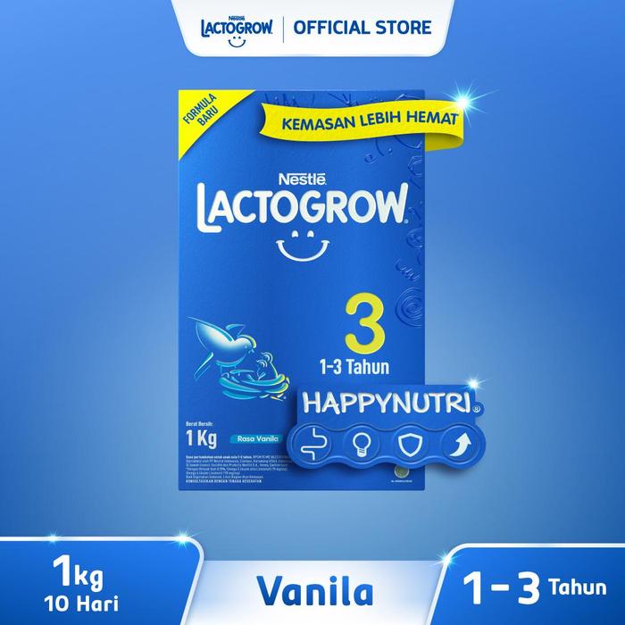 Gambar LACTOGROW 3 VANILA 1 KG dari Btj susu & popok undefined Tokopedia