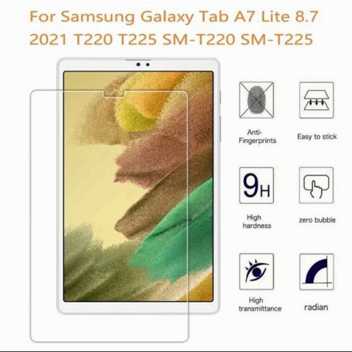 Gambar Ibuy Case Standing Samsung Tab A7 Lite 8.7" T220/T225 Bagus Untuk Anak - Tempered Glass dari Multi Accesoris undefined Tokopedia