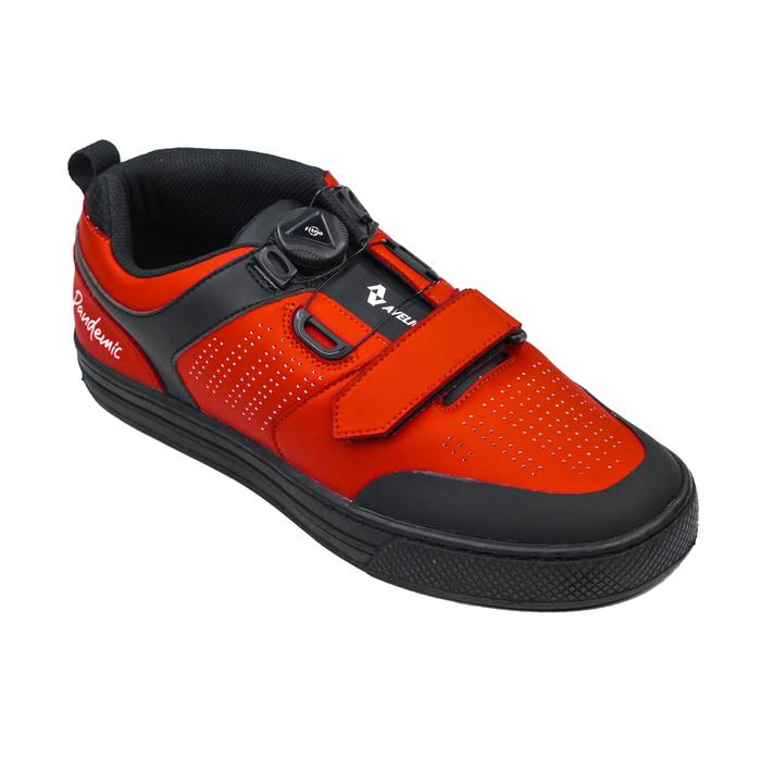 Gambar Sepatu Sepeda MTB Flat Pandemic Avelio - Merah, 44 dari AVELIO undefined Tokopedia
