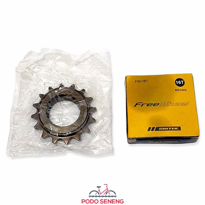 Gambar Freewheel Gir Belakang Sepeda 16T 18T Pacific United - United 16T dari PODO SENENG BIKE undefined Tokopedia