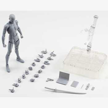 Gambar SHFiguart Body Kun / Chan DX Set Mannequin Action Figure + Stand Base - Male - Gray dari pasarIN Pasaran undefined Tokopedia