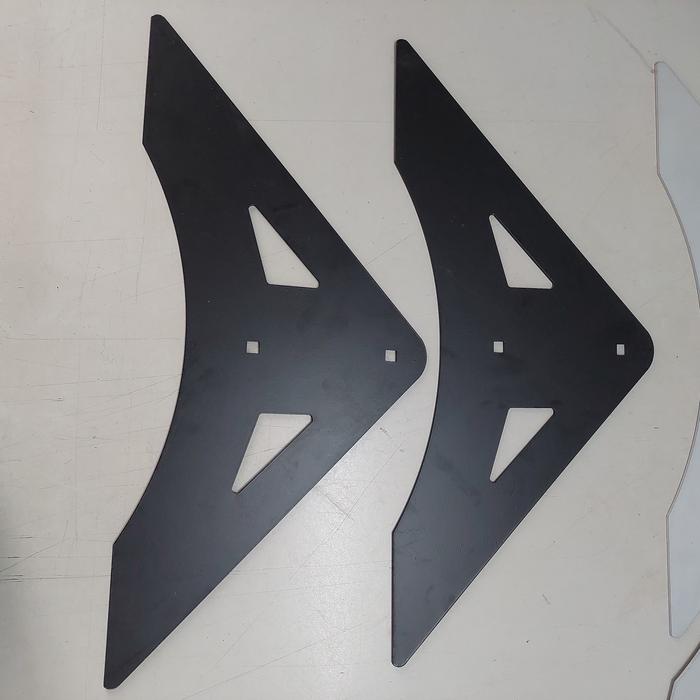 Gambar Standing Bracket / Bracket Kaki Slim Light Box - Neon Box Tipis - Hitam dari SLIMLITE undefined Tokopedia