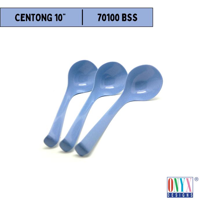 Gambar 3 Pcs, Centong Sayur Onyx Melamin 10 inch - 70100 - Biru dari Onyx Melamin undefined Tokopedia