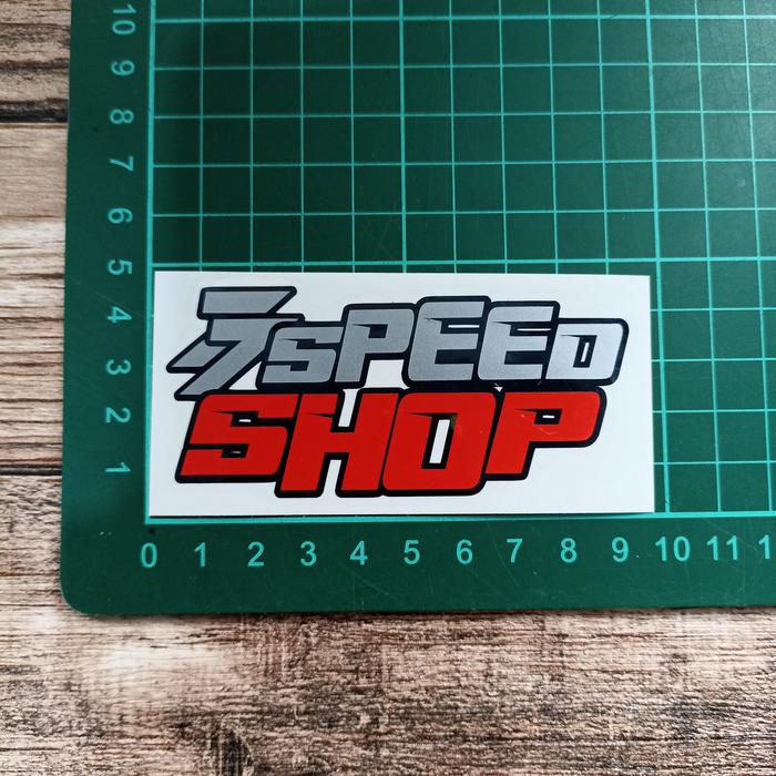 Gambar 77 speed shop sticker stiker cutting - Merah dari was sticker undefined Tokopedia