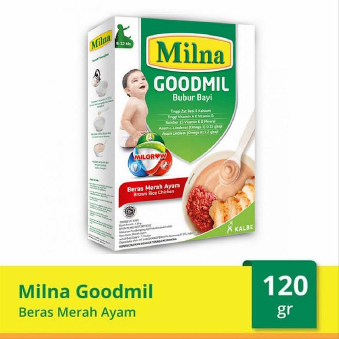 Gambar MILNA GOODMIL BUBUR BAYI 6-12 BULAN 120GR - BerMerah Ayam dari KaiMart undefined Tokopedia