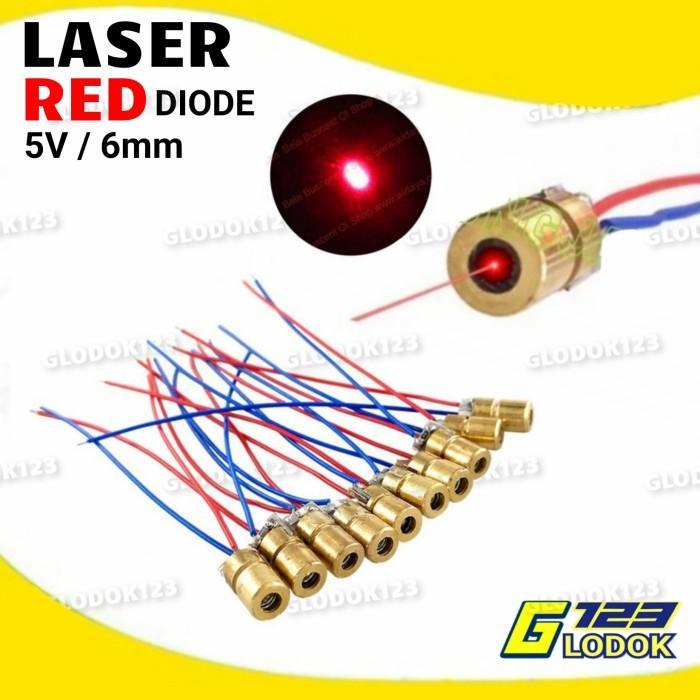 Gambar NEW LASER DIODE 5V SINAR DIODA 6MM POINTER RED MERAH DOT TITIK ARDUINO - Tanpa Bubble dari Madhana Store undefined Tokopedia