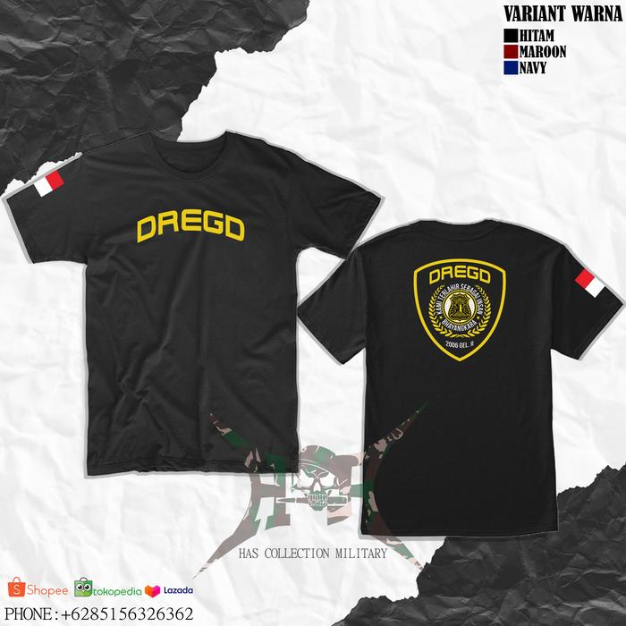 Gambar kaos logo dregd - M dari HAS COLLECTION MILITARY undefined Tokopedia