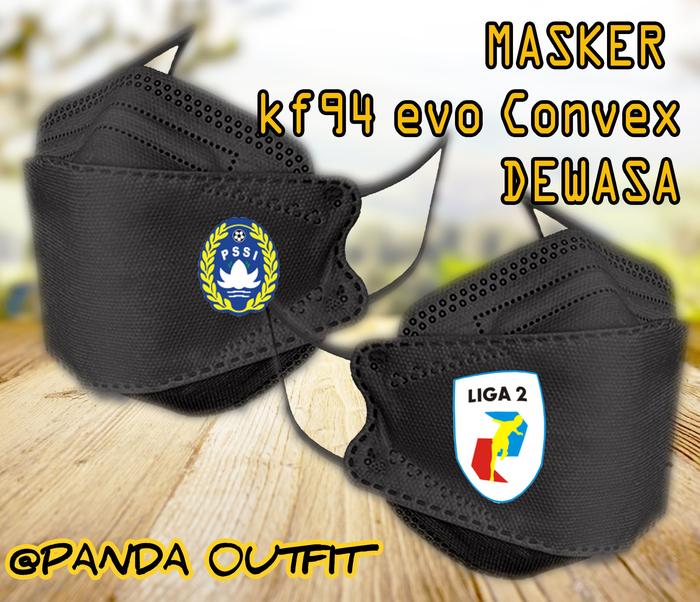 Gambar MASKER KF94 LOGO LIGA 2 PSSI BISA CUSTOM LOGO TIM - Putih dari Panda Outfit undefined 2 Tokopedia