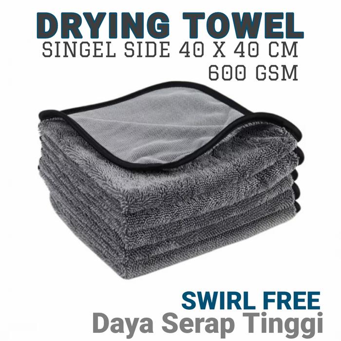 Gambar Microfiber Drying Towel 600gsm Pengering Mobil dan Motor 40 x 40cm dari Coating Factory Bekasi Tokopedia undefined Tokopedia