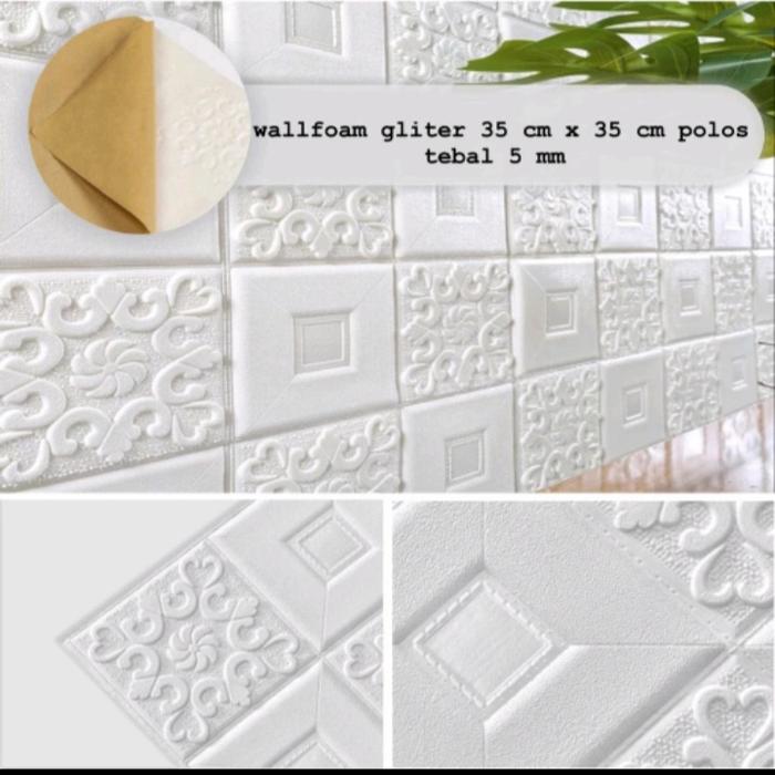 Gambar Wallpaper Dinding 3D foam New Batik uk 35*35CM-Tebal - Batik polos dari OlshopAG undefined Tokopedia