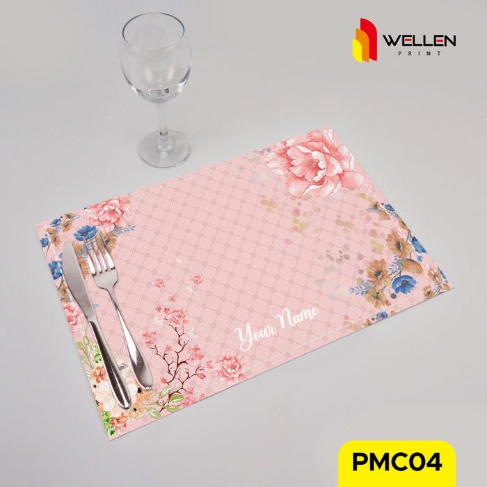 Gambar WELLEN PRINT - Cetak Placemat Custom Nama / Print Place mat Kanvas / Tatakan Alas Makan Personalized Ide Souvenir Kado - PMC 04 dari WELLEN PRINT OFFICIAL undefined Tokopedia