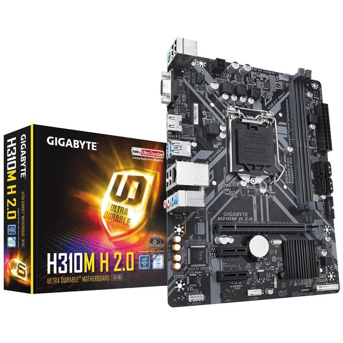 Gambar Motherboard Gigabyte H310M-H 2.0 (LGA1151, H310, DDR4, USB3.1, SATA3) dari Jaya Pro Computer undefined Tokopedia