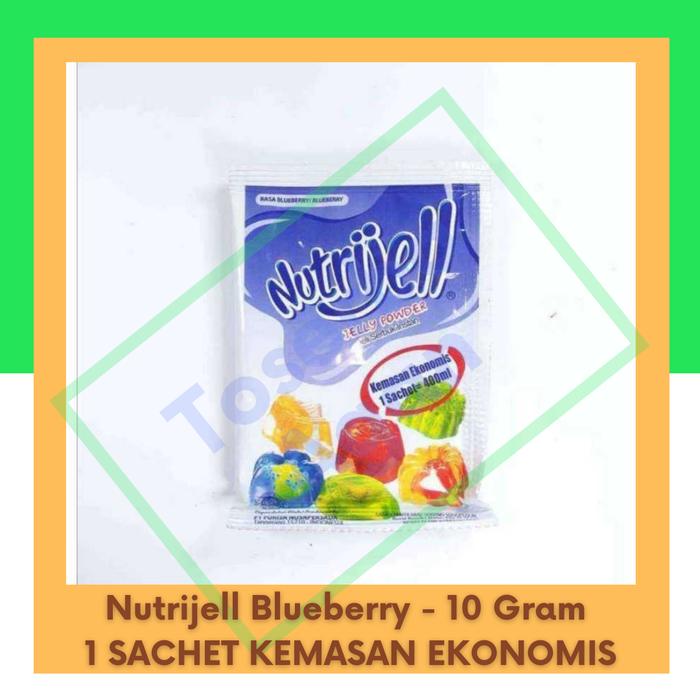 Gambar Nutrijell Semua Varian - Kemasan Ekonomis 10 gr - Bluberry Ekonom dari Toserba Agan undefined Tokopedia