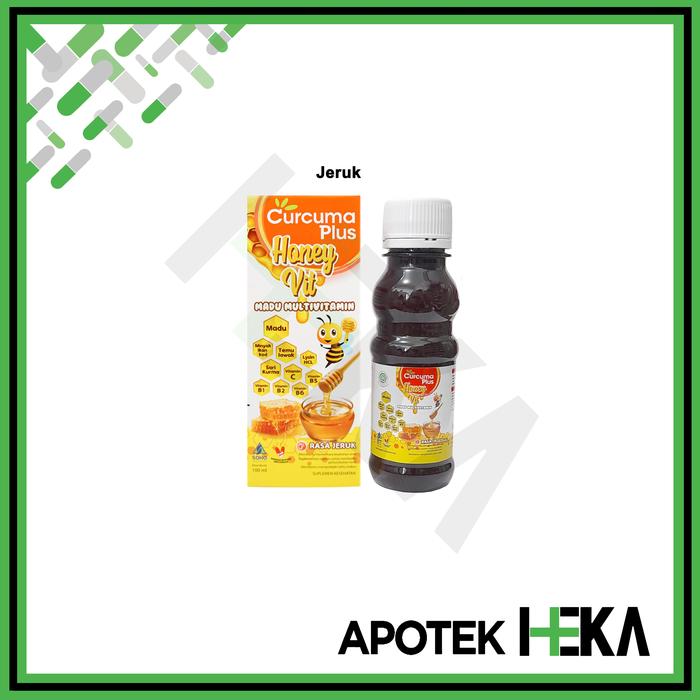Gambar Curcuma Plus Honey Vit Madu 100 ml Original / Jeruk - Jeruk dari Apotek Heka Bekasi undefined 5 Tokopedia
