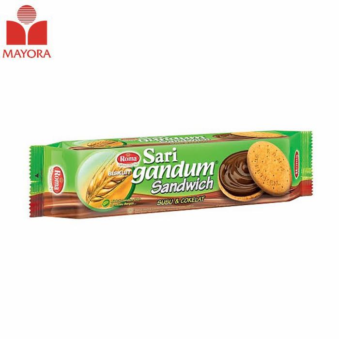 Gambar Roma Sari Gandum Biskuit Susu Cokelat 115 gr dari danira skincare shop undefined Tokopedia