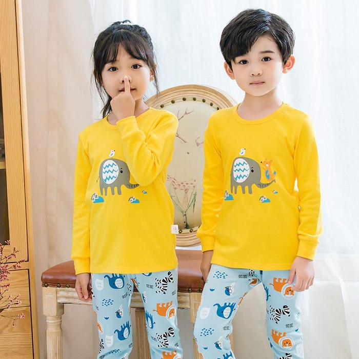 Gambar Piyama anak -Baju tidur anak-setelan anak panjang-baju celana panjang - KUCING MUSANG, XL dari multi_trendy undefined 4 Tokopedia