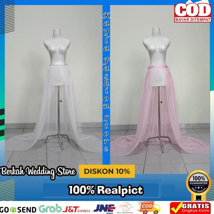 Gambar Ekor Gaun pengantin Tile Polos/Ekor Tile Gaun Pengantin/Ekor Kebaya - Gold dari Oakley Shopp undefined Tokopedia