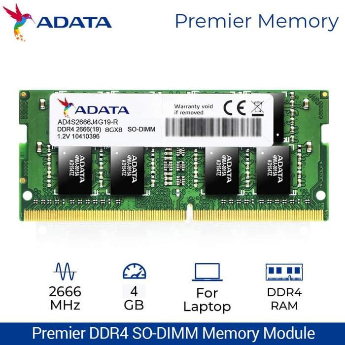 Sodimm Adata 8gb Ddr4 2400 Adata 8gb Ddr4 Adata 4gb Ddr4 2400mhz