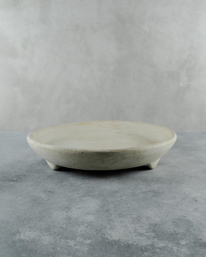 Gambar Plate Terra Medium / Terracotta Plate / Home Decoration - WHITE WASH dari SEKEN LIVING undefined Tokopedia