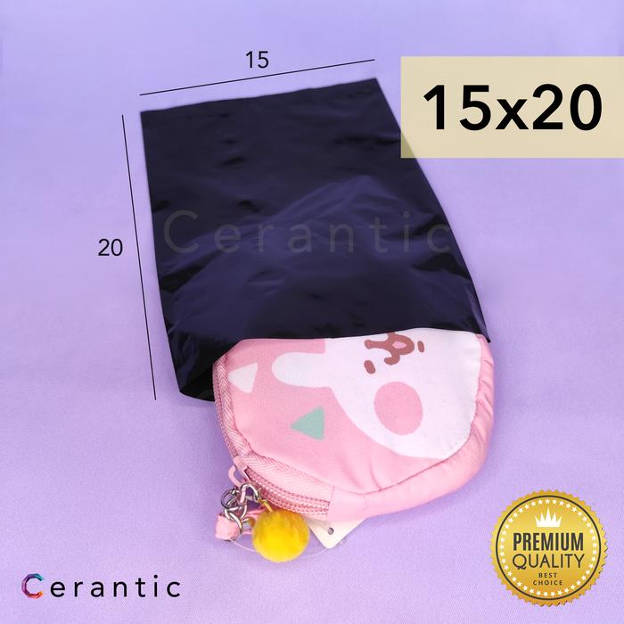 Gambar Kantong Plastik Olshop Bungkus Online Shop PE HITAM EKONOMIS kiloan - 15x20 dari Cerantic undefined Tokopedia