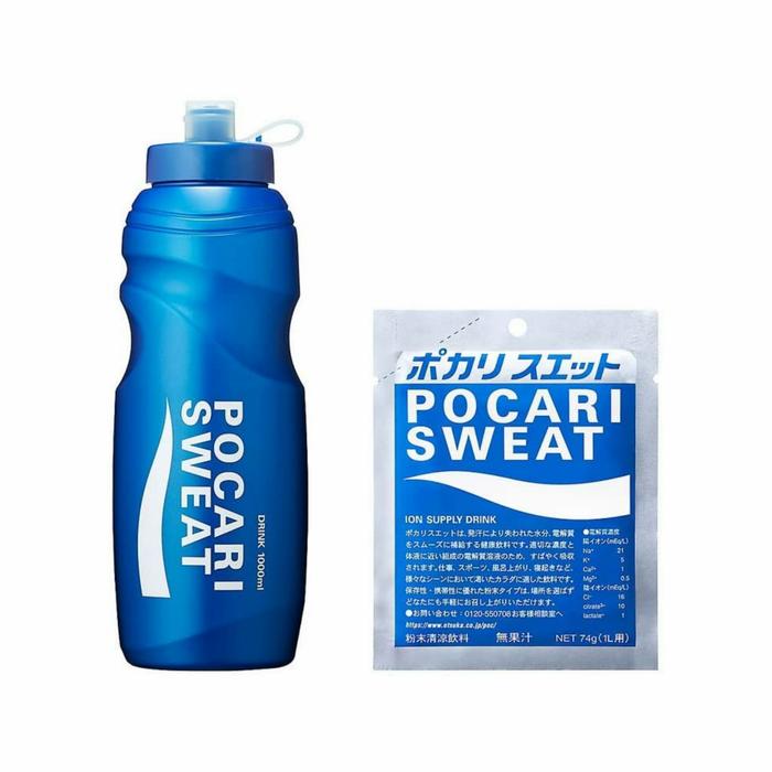 Gambar PO Otsuka Botol Pocari Sweat Squeeze Bottle - Bottle + Powder dari Ayamime Mart undefined Tokopedia