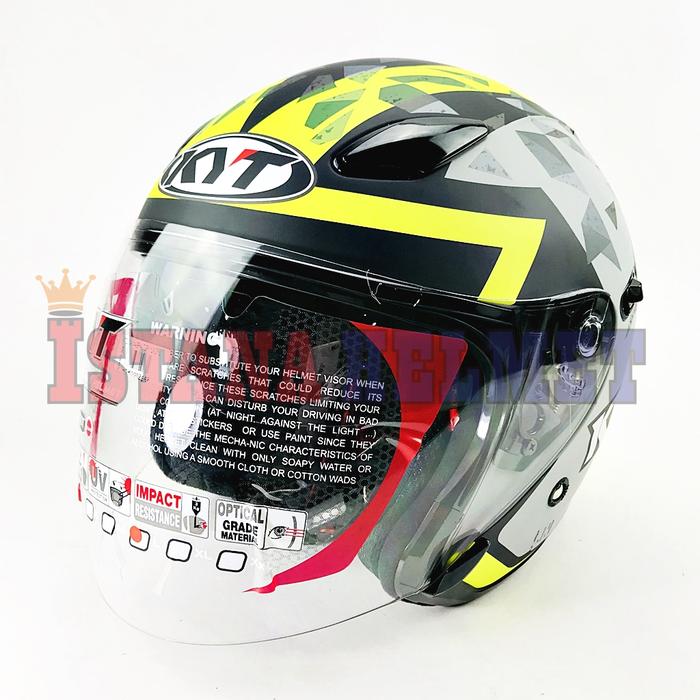 HELM KYT DJ MAXI MOTIF ASPHALT GREY 