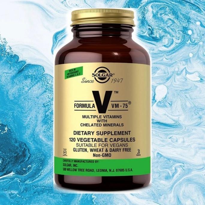 Gambar Solgar Formula Vm-75, Vitamin A, B6, B12, C, D, E, Biotin, Magnesium dari gentamardhan undefined Tokopedia