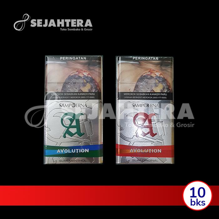 Gambar Avolution slim Original Merah/ Menthol/ 20 batang/ Rokok Sampoerna - Hijau dari sejahteramp undefined Tokopedia