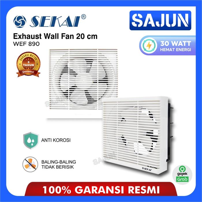 Jual SEKAI Wall Exhaust Fan WEF890 