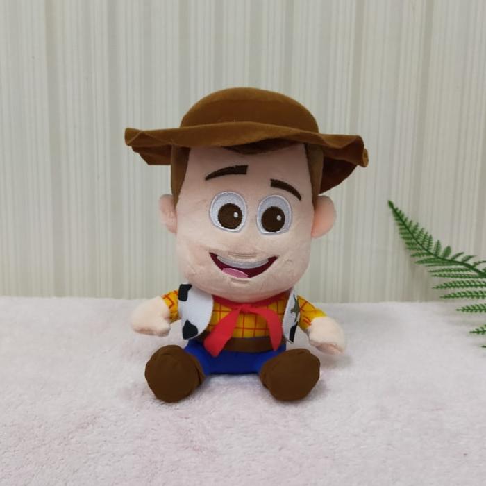 Gambar Boneka Sitting Buzz Woody 18cm/boneka toy story/boneka karakter - Woody dari PremiumBear undefined Tokopedia