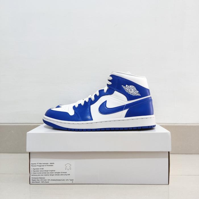 Wmns Air Jordan Mid Kentucky Blue Storm Blue