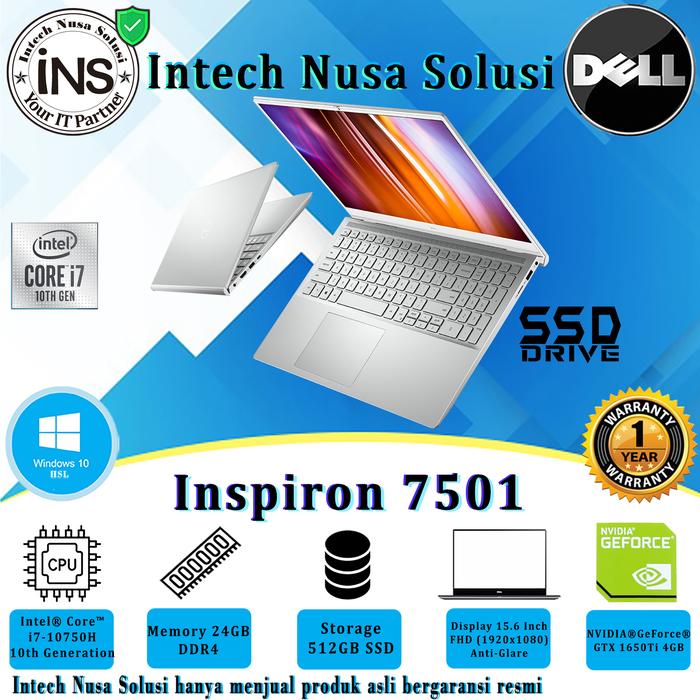 Dell Technologies Inspiron 7501 Dell Computer Dell Inspiron 7501