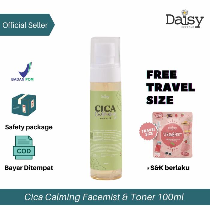 Gambar [FREE TRAVEL-SIZE] CICA CALMING FACEMIST DAISY ORGANIC ORIGINAL 100% - facemist dari kareeShopp undefined Tokopedia