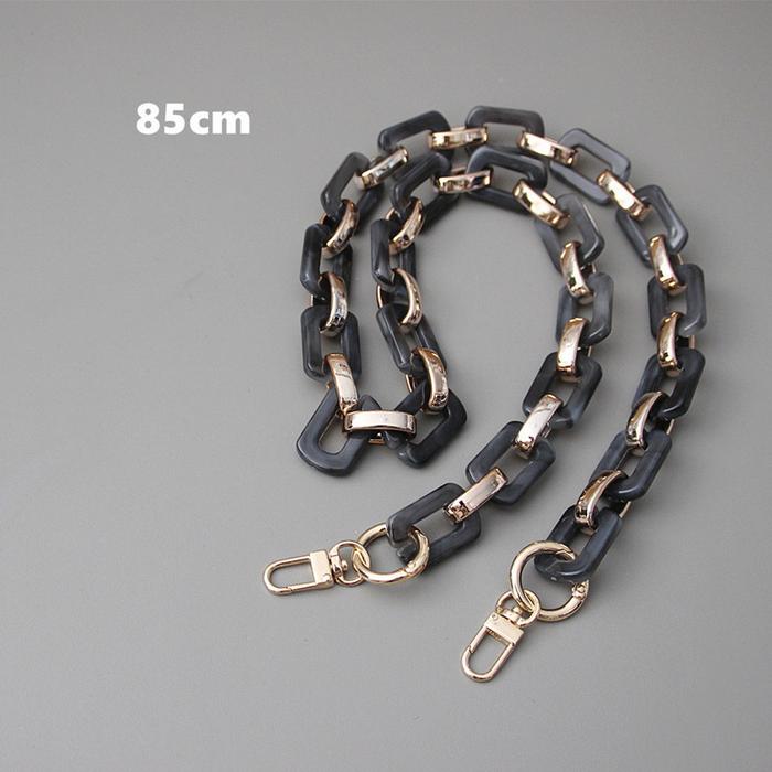 Gambar Bag Strap Chain Tali Tas Rantai Kotak Aksesoris Tas Hand Bag 85Cm - Gray dari Tara Women undefined Tokopedia