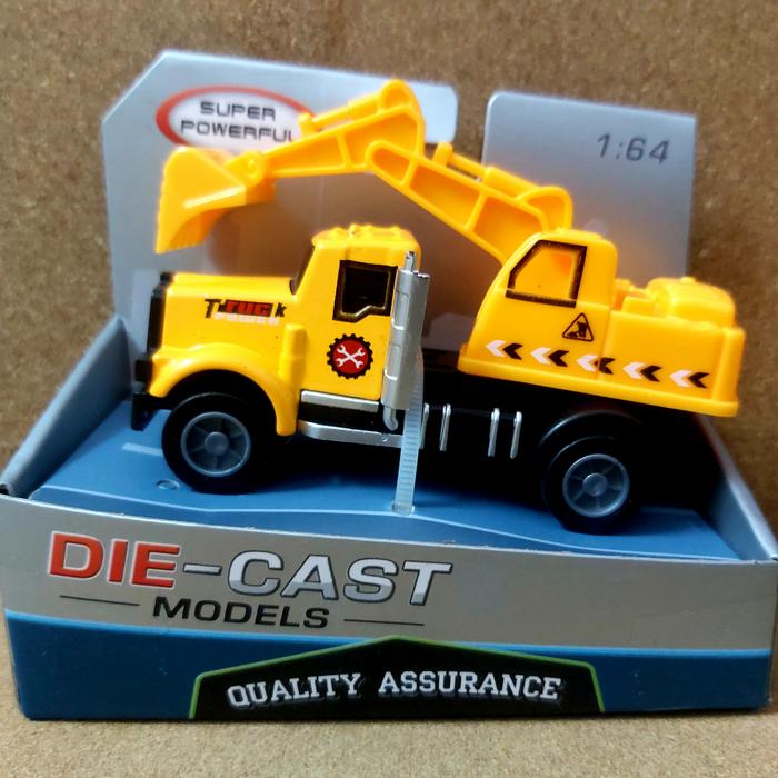 Gambar Diecast Models Truk Konstruksi - Ukuran Skala 1:64 - Truk Keruk dari Triple A Diecast undefined Tokopedia