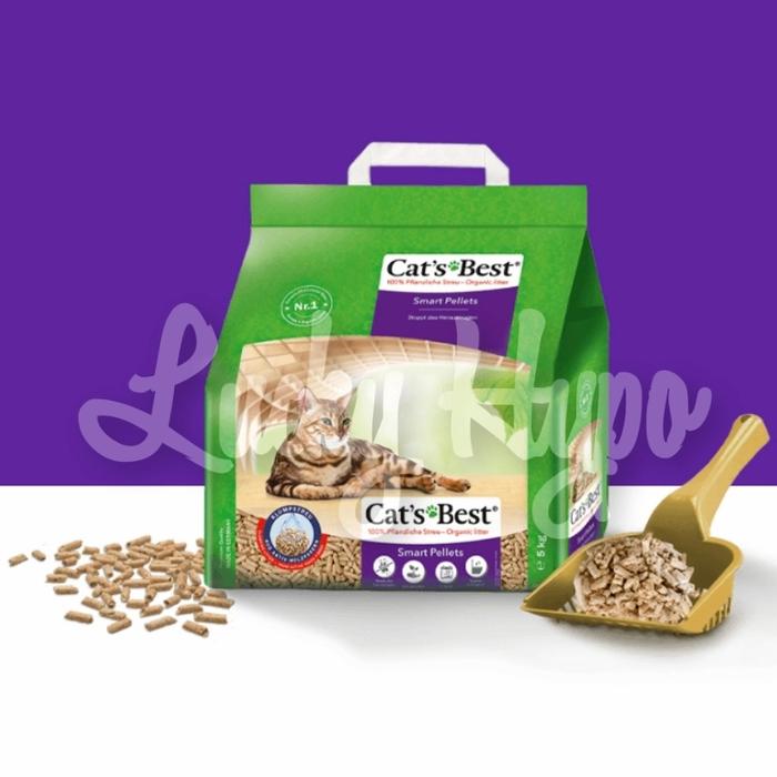 Gambar Pasir Kucing Gumpal CATS BEST SMART PELLET 5kg Litter Bedding Rabbit dari Lucky Hypo undefined Tokopedia