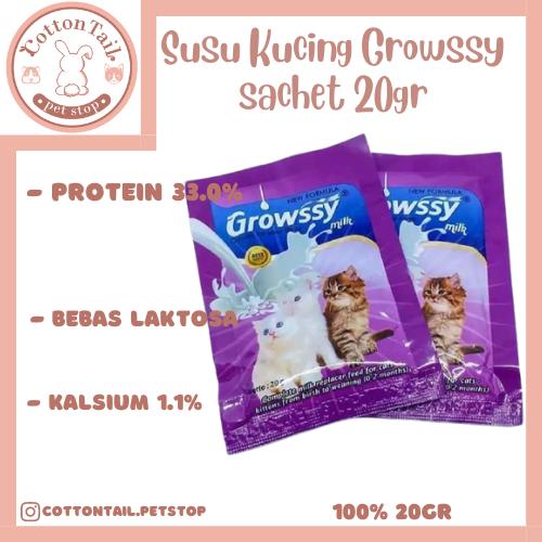 Gambar Growsy susu kucing sachet / Growssy susu kucing sachet 20gr dari Gudang Kucing undefined Tokopedia
