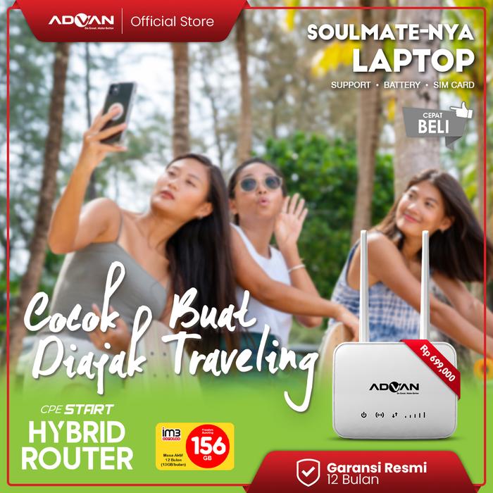 Gambar Advan Router CPE Start 4G LTE + WLAN Garansi Resmi - Indosat dari Advan Store undefined Tokopedia