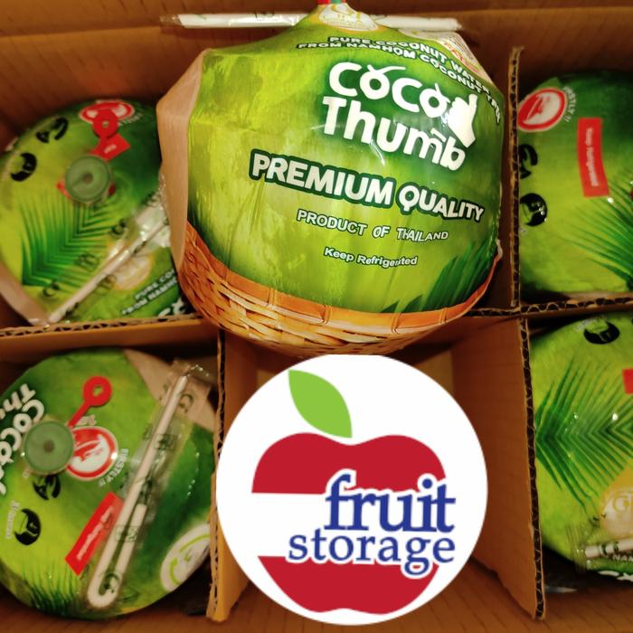 Gambar Buah Segar Kelapa Thailand Coco Thumb Fresh 1 pcs / 1 dus dari Fruit Storage undefined Tokopedia