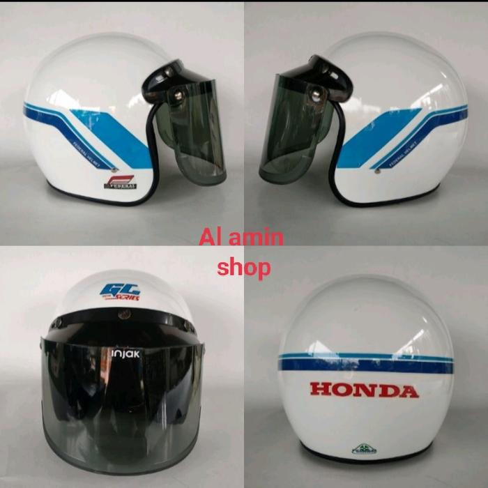 Gambar helm bogo klasik Honda series dari AL_AMIN09 undefined Tokopedia