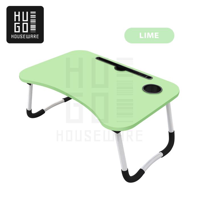 Gambar Meja Lipat Portable / Meja Laptop / Meja Belajar Anak HUGO - Lime dari Hugo Houseware Indonesia undefined Tokopedia