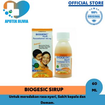 Gambar Biogesic Anak sirup 160 mg -PARACETAMOL dari APOTEK_OLIVIA undefined Tokopedia