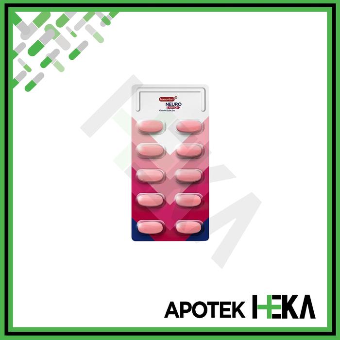 Gambar Hemaviton Neuro Forte Strip isi 10 Tablet - Kesehatan Saraf dari Apotek Heka Bekasi undefined Tokopedia