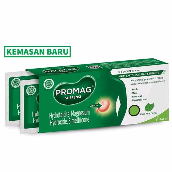 Gambar promag suspensi 7 ml sachet, promag gazero 10 ml sachet 1 box 6 sachet - promag suspensi dari APOTEK SANJAYA BUAH BATU undefined Tokopedia